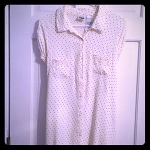 Cuff sleeved maternity top